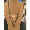 Vintage Button & Findings Boho Necklace