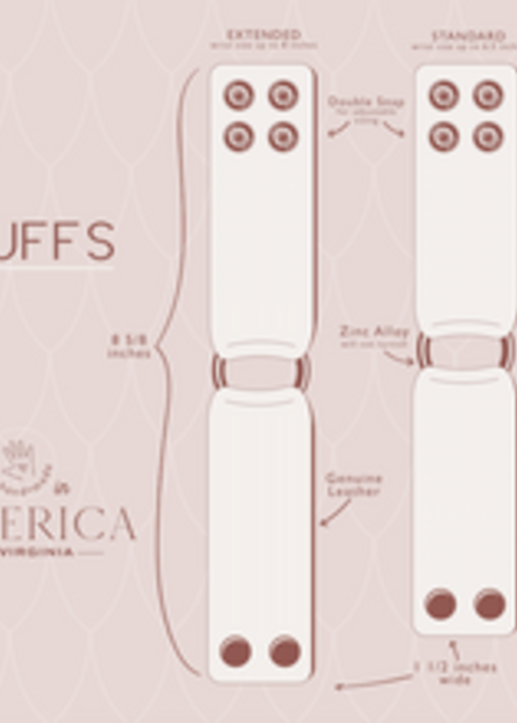 Keva Style Leather Cuff Bracelet