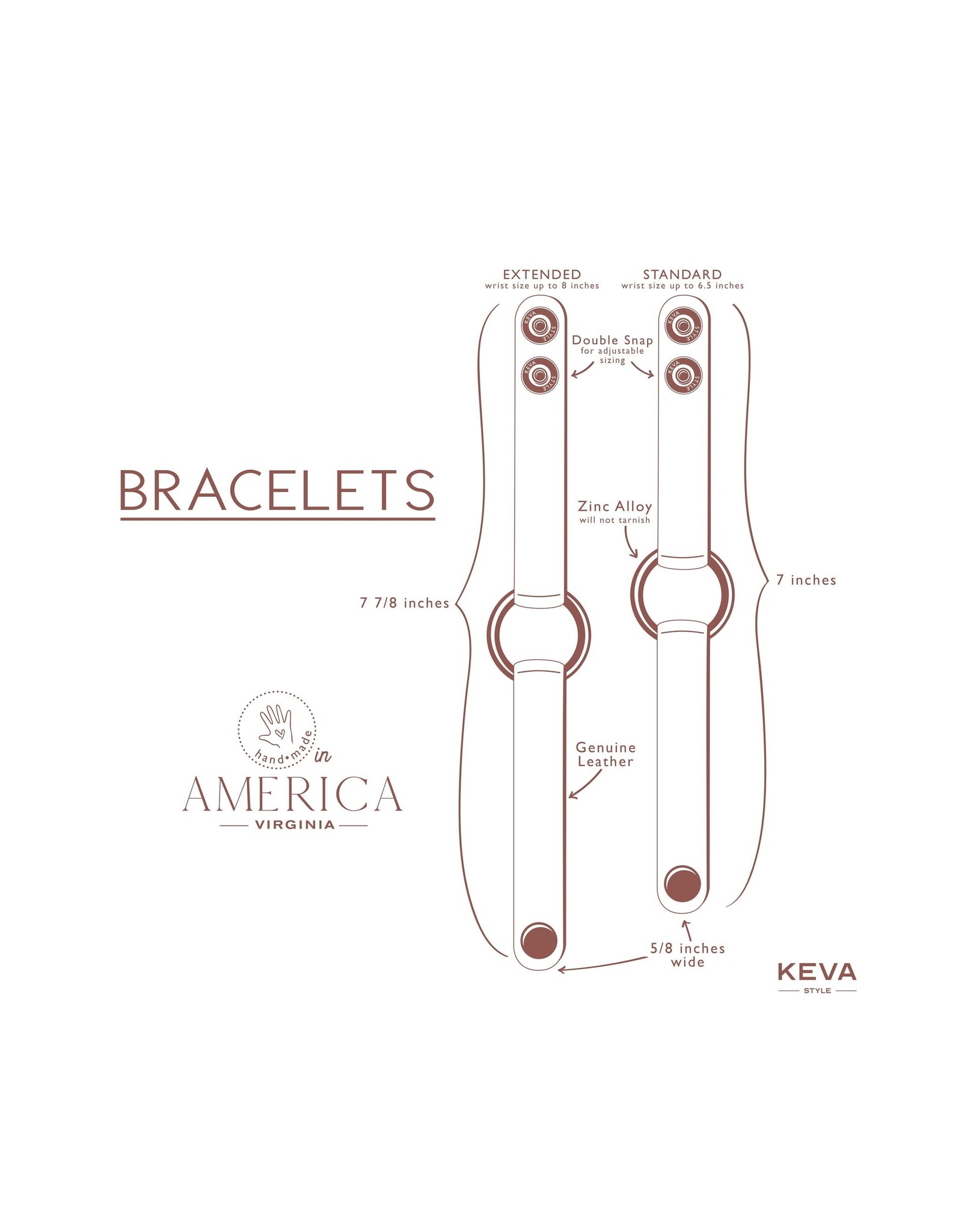 Keva Style Leather Bracelet