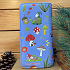 Vegan Tri Fold Cutesy Large Wallet