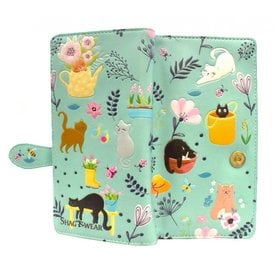 Shagwear Vegan Tri Fold Cutesy Large Wallet