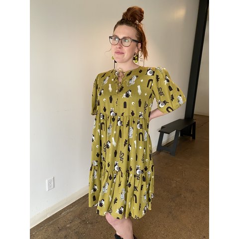 Adelaide Tiered Mini Dress
