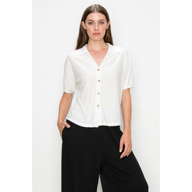Coin1804 Short Sleeve Cropped Shirt
