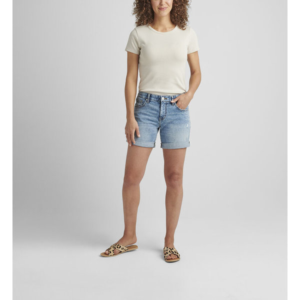 Jag Jeans Alex Mid Rise Boyfriend Shorts