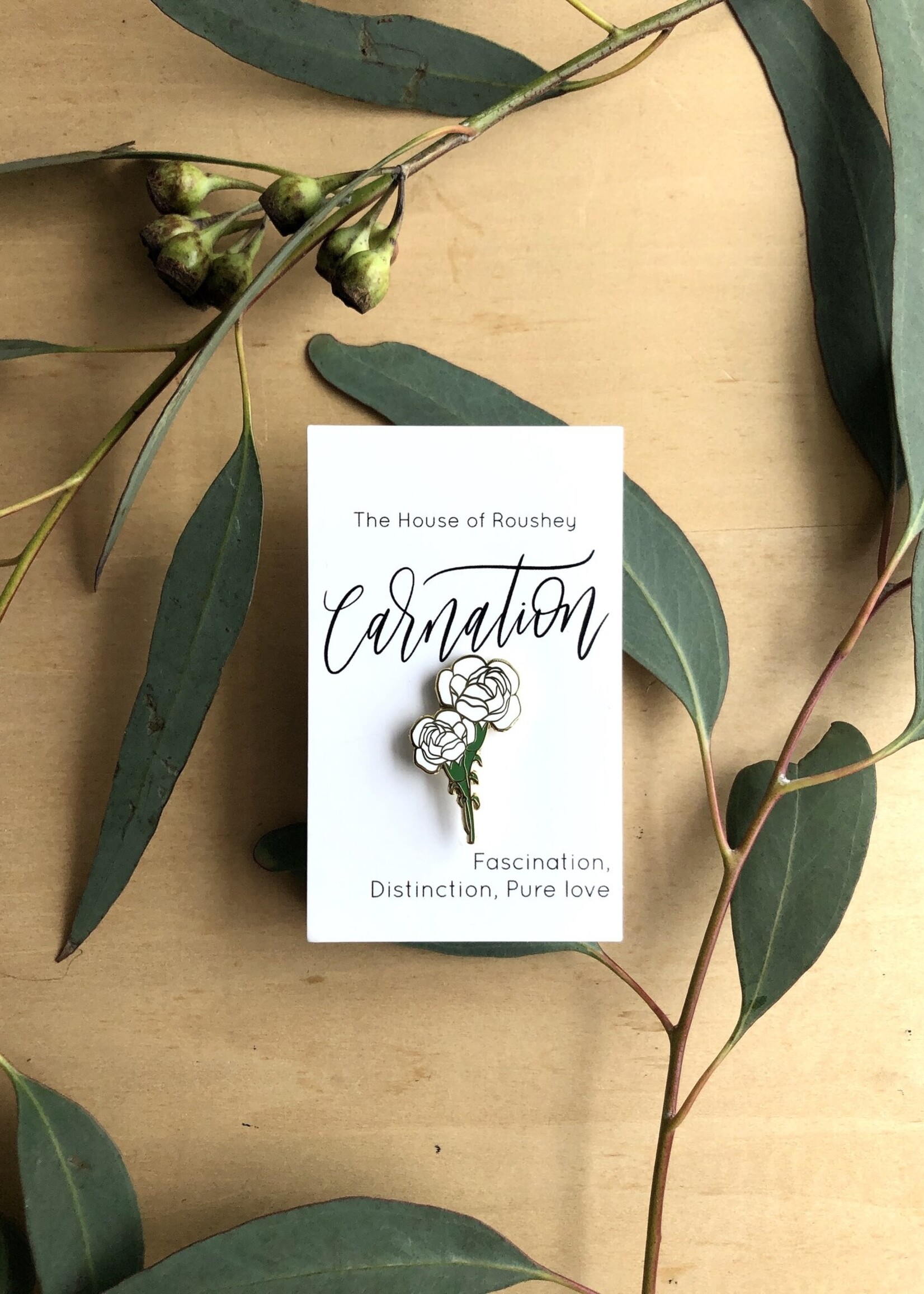 The House of Roushey Enamel Pin