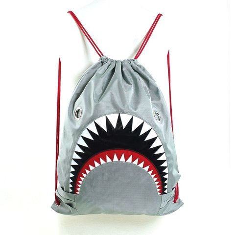 Shark Drawstring Backpack
