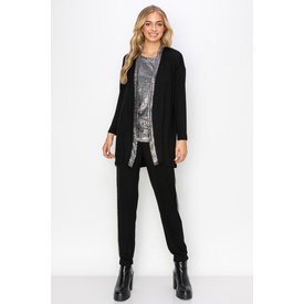 Coin1804 Sequin Contrast Cardigan