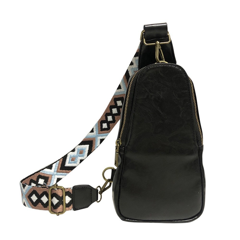 DailyObjects Multicolor Sling Bag Handcrafted Crossbody Purse with Zip  Closure Safety-Adjustable Detachable Straps Black - Price in India |  Flipkart.com
