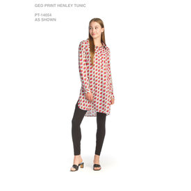 Papillon Geo Henley Tunic