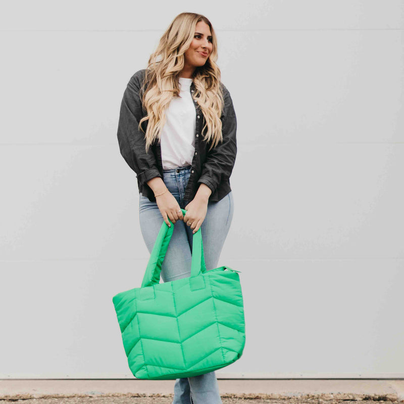 Naomi Puffer Tote Bag | Relish
