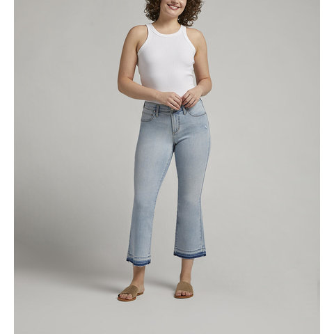 Eloise Mid Rise Bootcut Crop Jeans