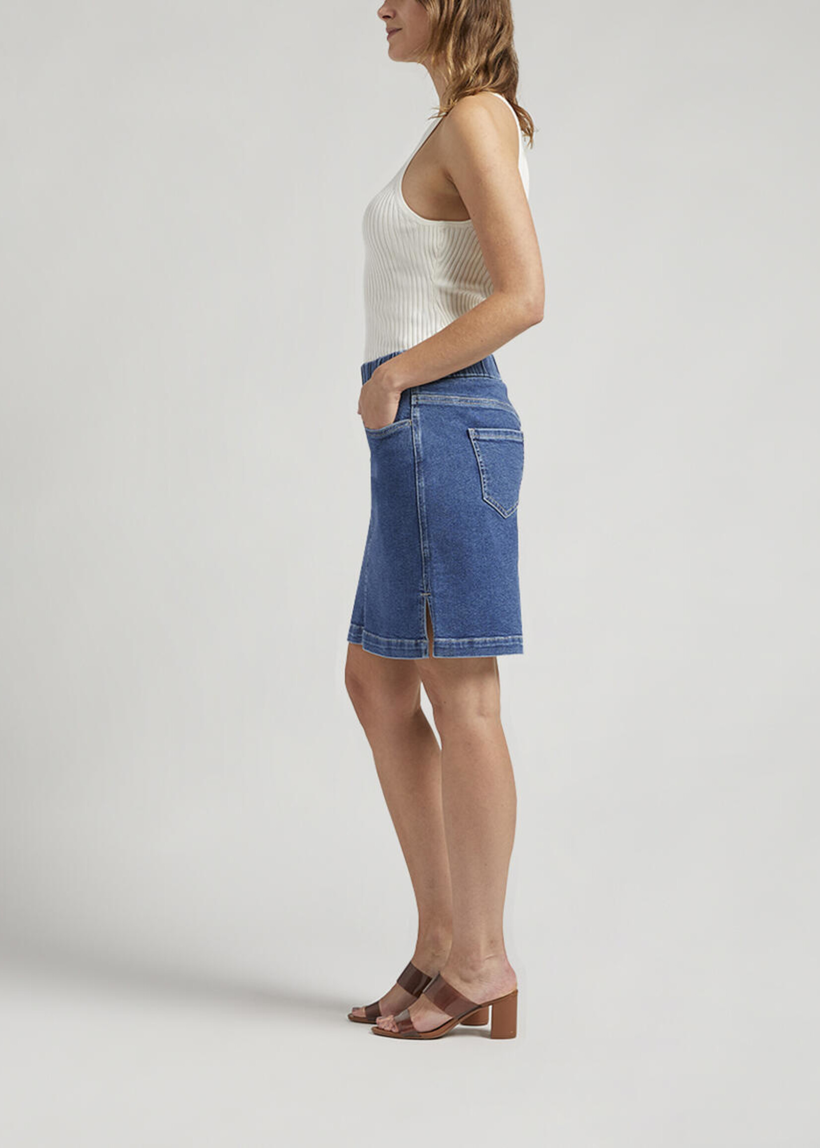 Jag Jeans On the Go Mid Rise Skort