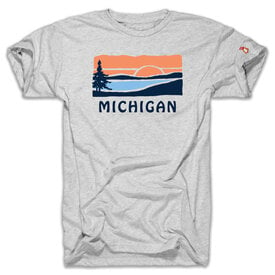 The Mitten State Michigan Lake Living Unisex Tee