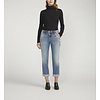 Carter Girlfriend Mid Rise Slim Leg Jeans