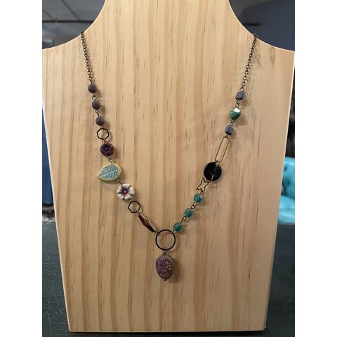 Hippie Boho Silhouette Multi Strand Necklace | Jewelry | Gold | Gift,  Handmade