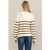 Striped Cardigan Sweater