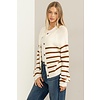 Striped Cardigan Sweater