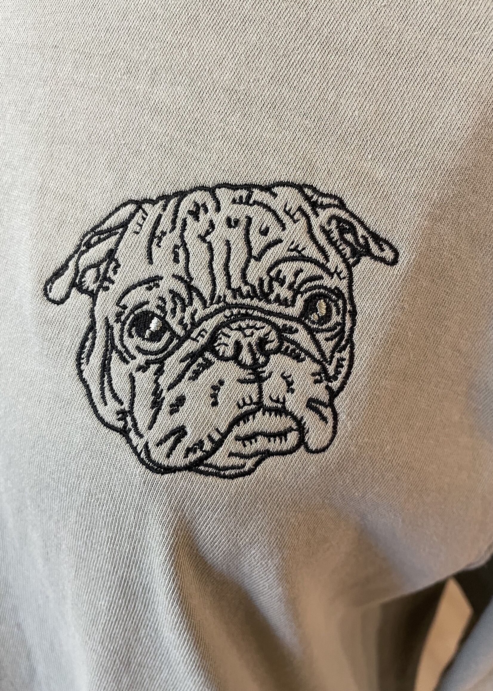 Jen Tees Simon Embroidered LS Top