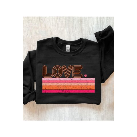 Retro LOVE Unisex Sweatshirt