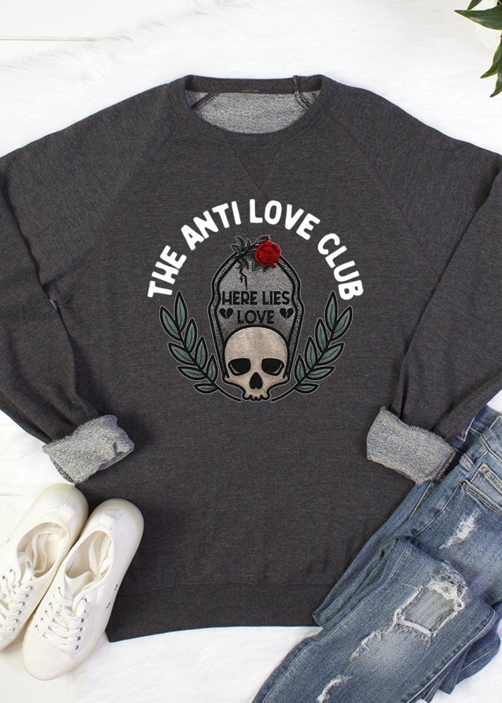 Color Bear The Anti-Love Club Unisex Sweatshirt