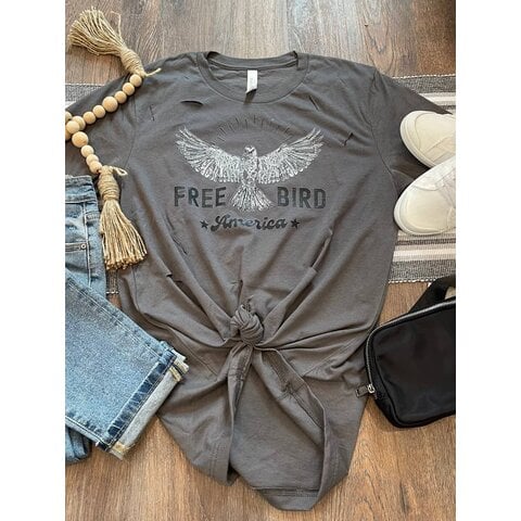 Distressed Free Bird T-Shirt