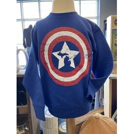 Live Love Michigan Captain America MI Kids Sweatshirt
