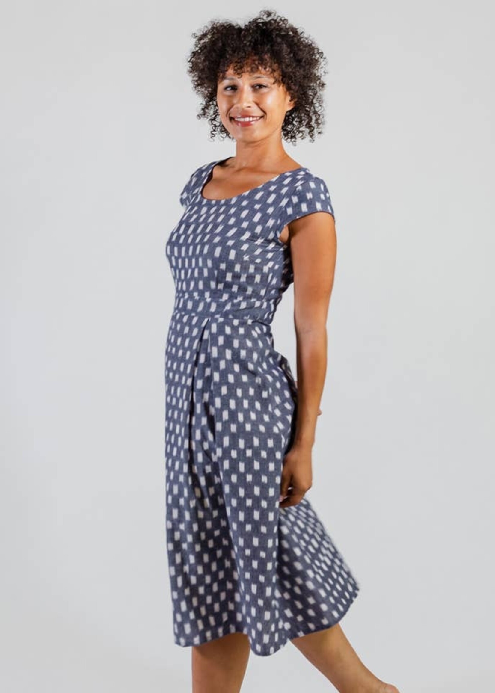 Mata Traders Vintage Pleat Dress