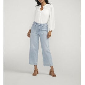Jag Jeans Sophia High Rise Wide Leg Cropped Jeans