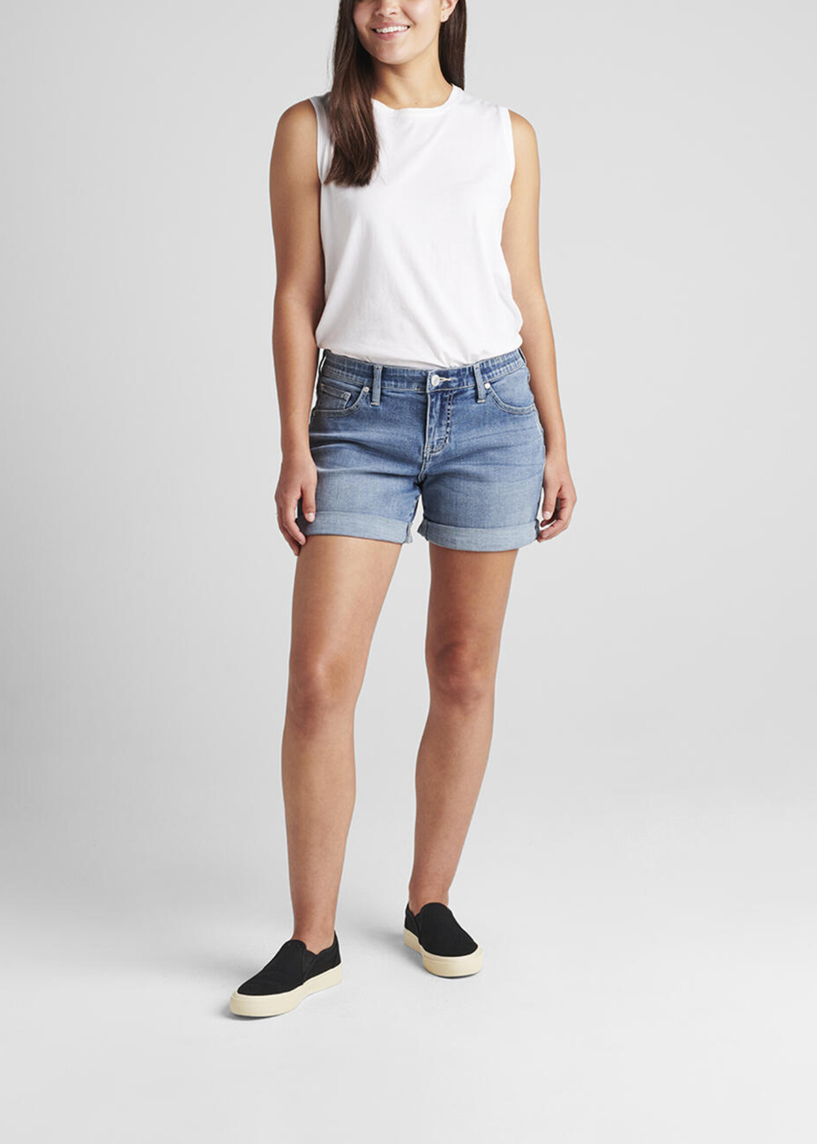 Jag Alex Mid Rise Boyfriend Short