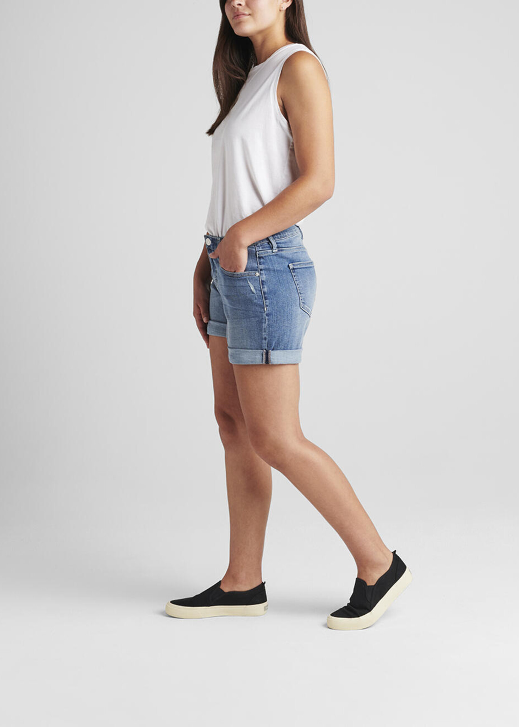 Jag Alex Mid Rise Boyfriend Short