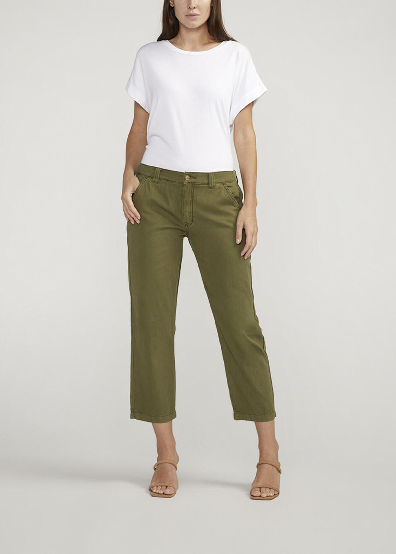 Chino Tailored Cropped Pants - Relish