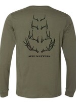 Ales to Trails Size Matters Buck Long Sleeve Top