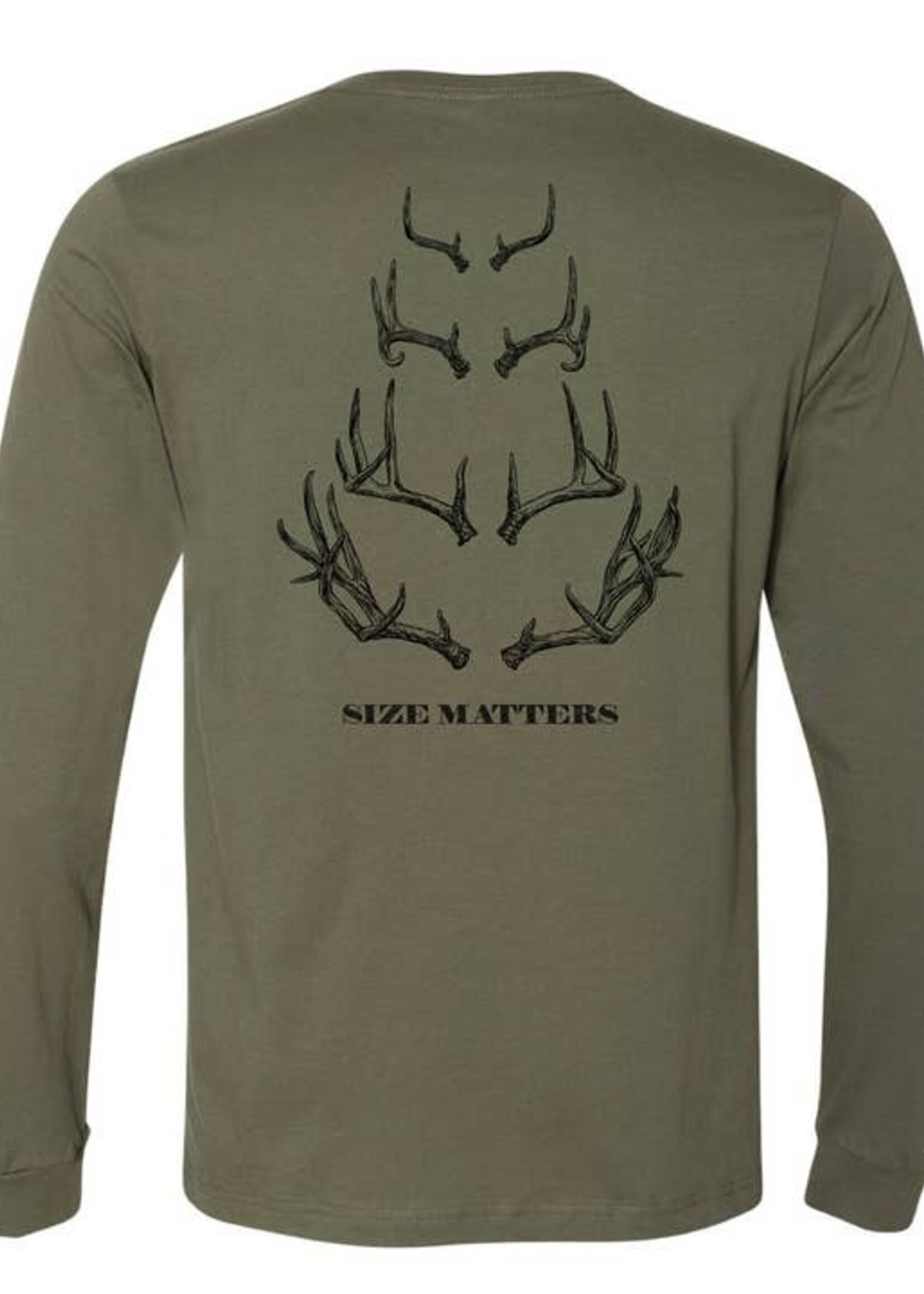 Ales to Trails Size Matters Buck Long Sleeve Top