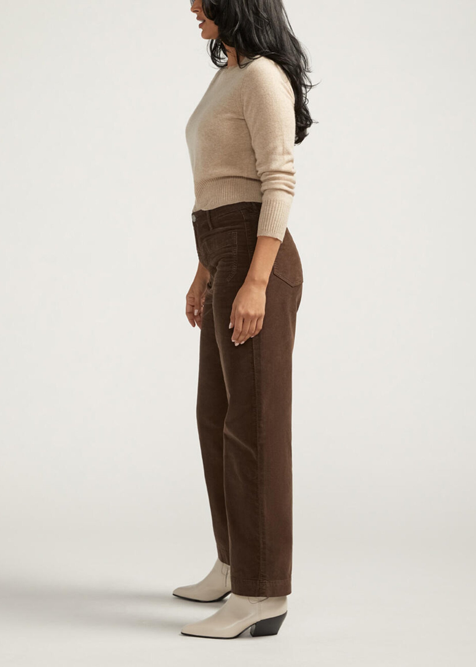 Jag Jeans Sophia Mid Rise Wide Leg Corduroy Pants