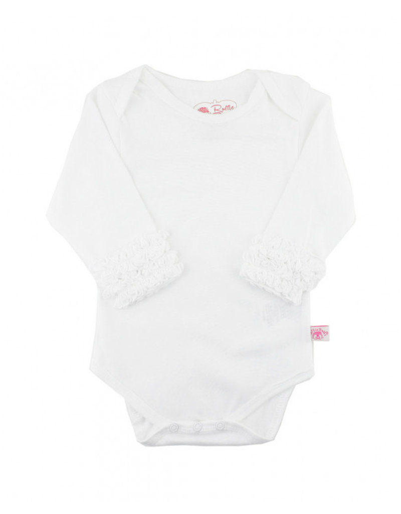 white long sleeve onesie baby