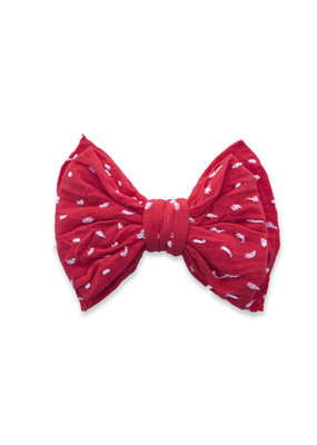 red shabby baby bling