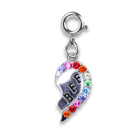 CHARM IT! Silver BFF Broken Heart Charm