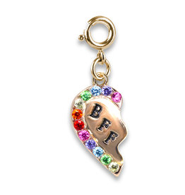 High Intencity Corporation CHARM IT! CHARM IT! Gold BFF Broken Heart Charm