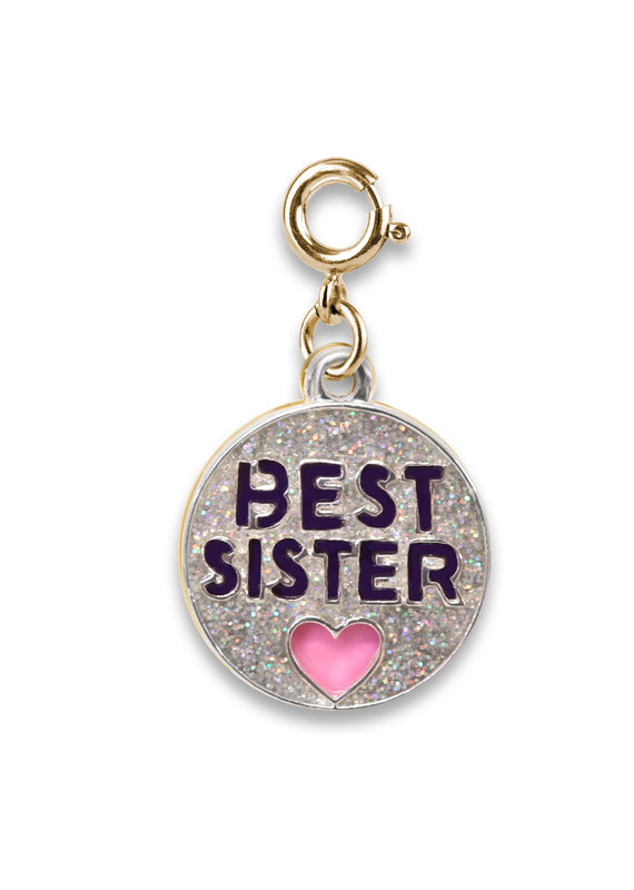 High Intencity Corporation CHARM IT! CHARM IT! Gold Glitter Best Sister Charm