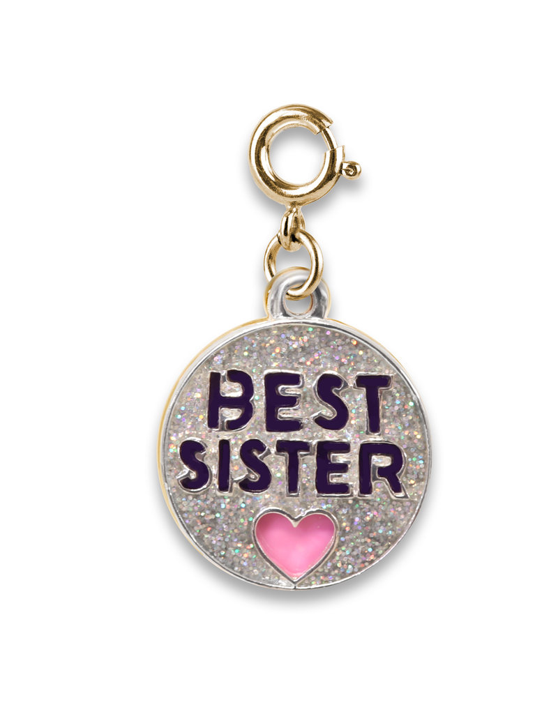 High Intencity Corporation CHARM IT! CHARM IT! Gold Glitter Best Sister Charm