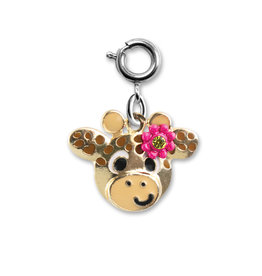 High Intencity Corporation CHARM IT! CHARM IT! Gold Flower Giraffe Charm