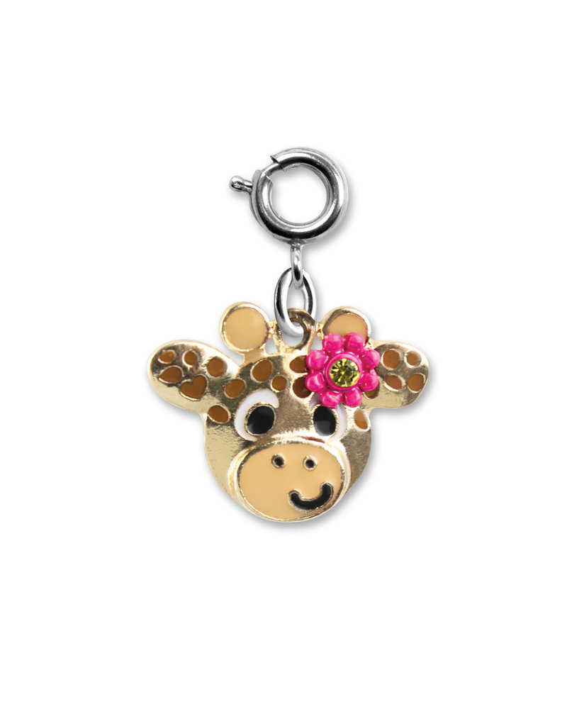 High Intencity Corporation CHARM IT! CHARM IT! Gold Flower Giraffe Charm