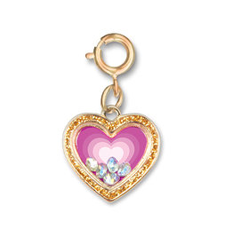 High Intencity Corporation CHARM IT! CHARM IT! Gold Heart Shaker Charm
