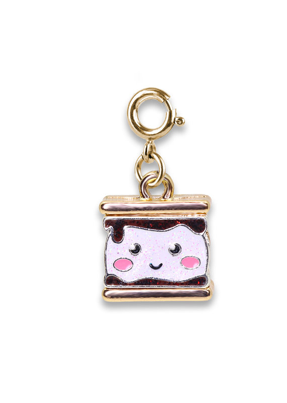 CHARM IT! Gold Glitter S'mores Charm