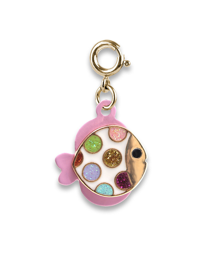 High Intencity Corporation CHARM IT! CHARM IT! Gold Glitter Tropical Fish Charm