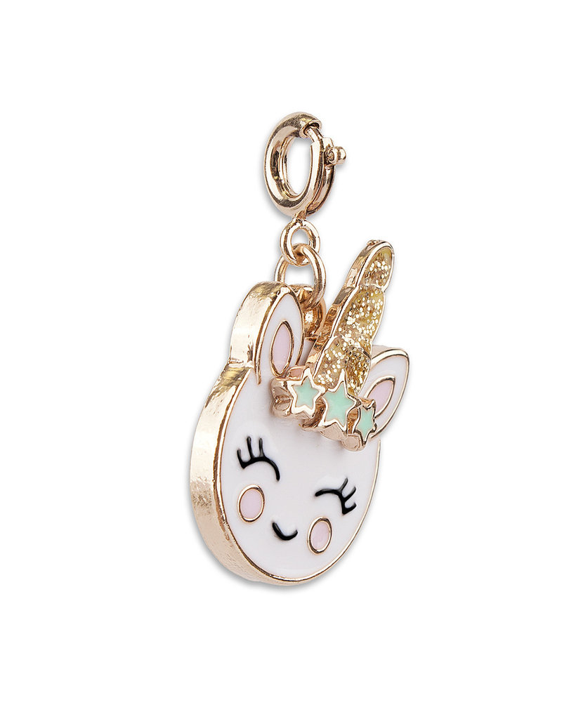 High Intencity Corporation CHARM IT! CHARM IT! Gold Unicorn Smiley Charm