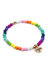 CHARM IT! 4mm Rainbow Stretch Bracelet