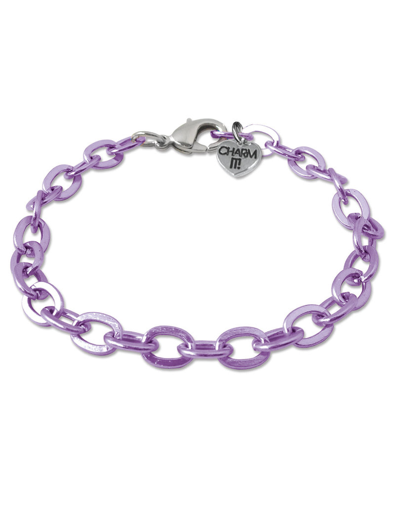 CHARM IT! Purple Chain Bracelet