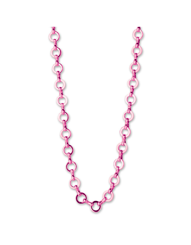 High Intencity Corporation CHARM IT! CHARM IT! Pink Chain Necklace