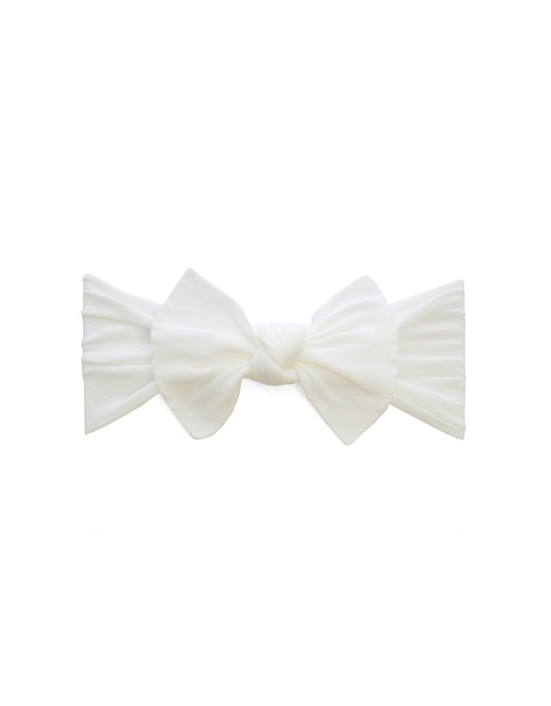 Baby Bling Itty Bitty Knot White